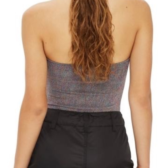 TOPSHOP Twist Bandeau Bodysuit - Picture 4 of 7